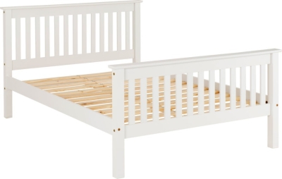 Image: 6939 - Monaco King Size Bed High - White